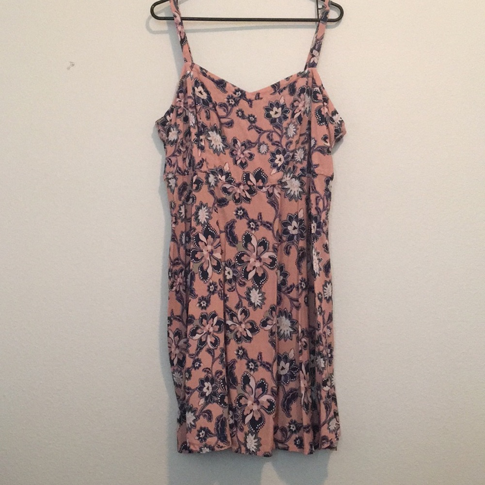 Torrid Pink Flower Dress Sz 3